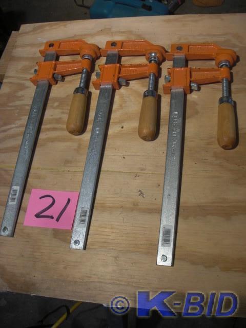 lot 21 image: 3, Jorgensen 18 in Clamps