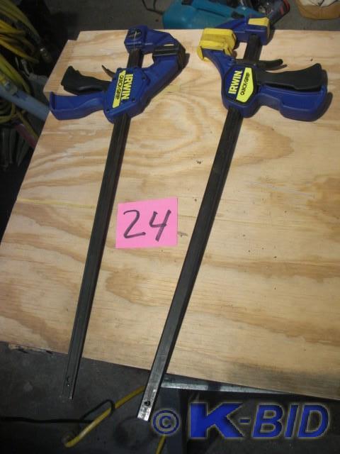 lot 24 image: 2, irwin Quick Grip, 24in