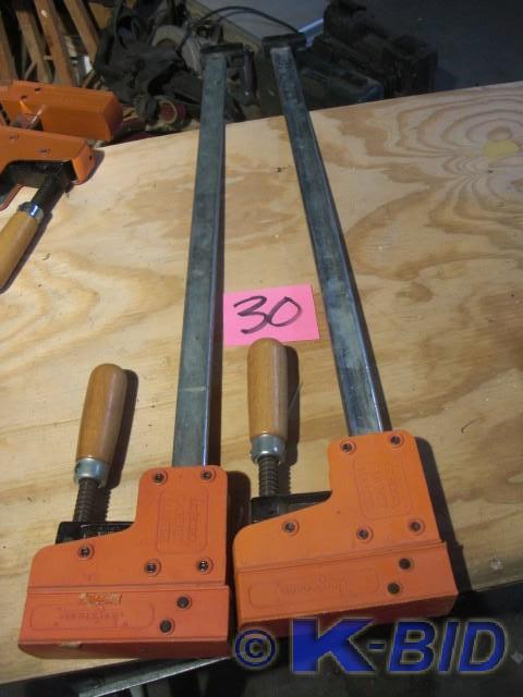 lot 30 image: 2 Jorgensen, 30 in Clamps