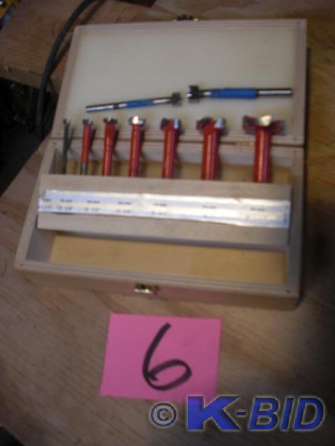 lot 6 image: Freud Carbide Forstner Bits Set.. M...