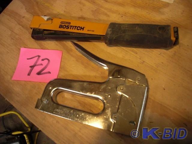 lot 72 image: BOSTITCH Swing Stapler Hand Staple...