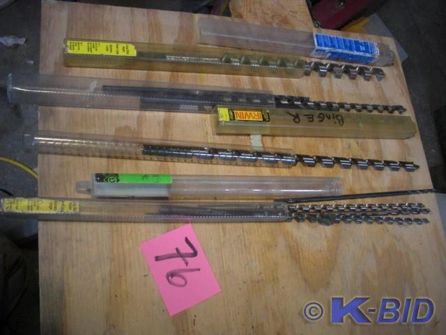 lot 76 image: Misc.. Auger Bits