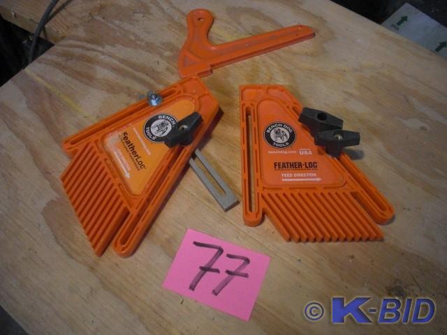 lot 77 image: Bench Dog Tools.. Feather Loc