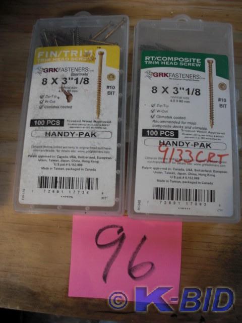 lot 96 image: 2, 8 x 3 18 in Torx drive