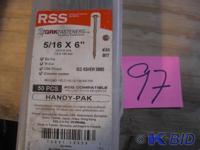 lot 97 image: 1 516 x 6 in torx drive