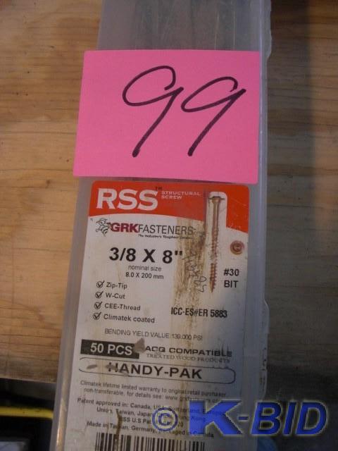 lot 99 image: 1, 38 x 8 in torx drive