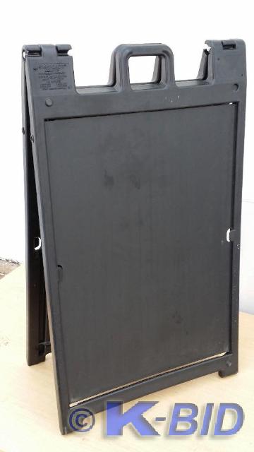 lot 18 image: Plastic Folding Advertising Board. ...
