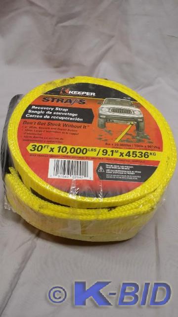 lot 43 image: Brand New Keeper 30 ft x 10,000 lbs...