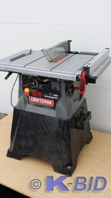 lot 49 image: Craftsman 10 Table Saw. Coolstuff