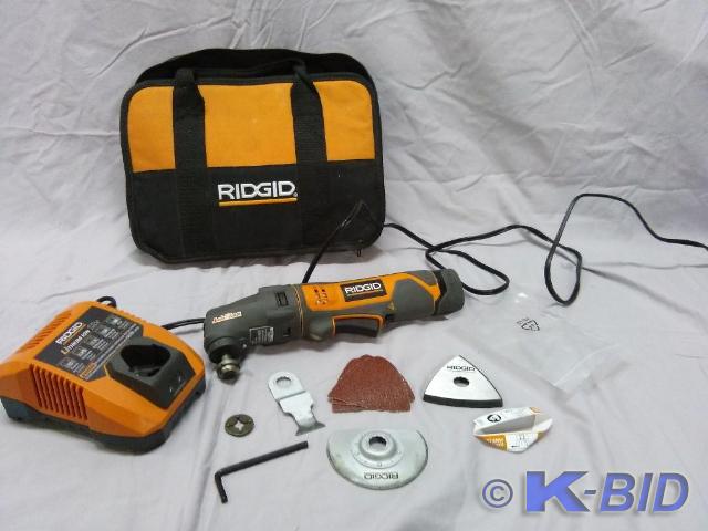 lot 50 image: Ridgid Jobmax grinder, powers up. C...