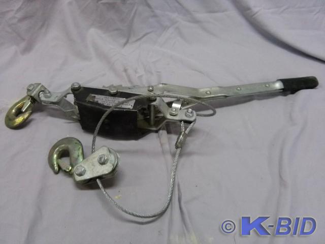 lot 61 image: 10 Foot long Come-a-long. 4000 lb....