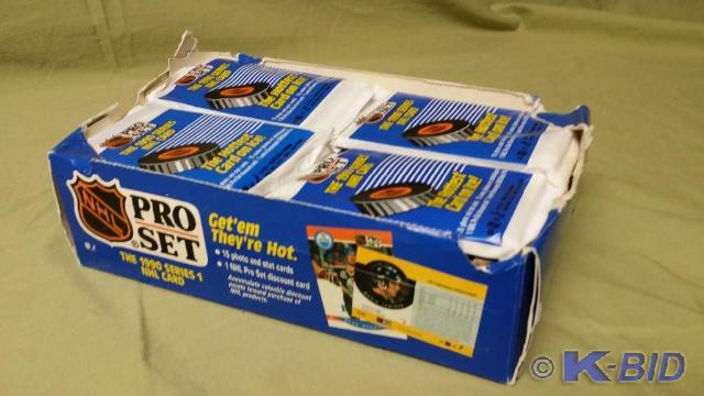 Case of Pro set 90 NHL Hockey cards...