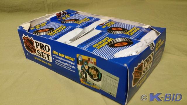 Case of Pro set 90 NHL Hockey cards...