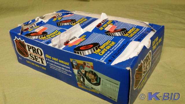 Case of Pro set 90 NHL Hockey cards...