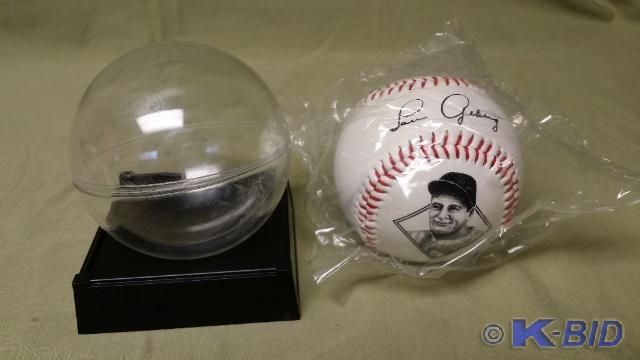 Lou Gehrig Commemorative Baseball w...