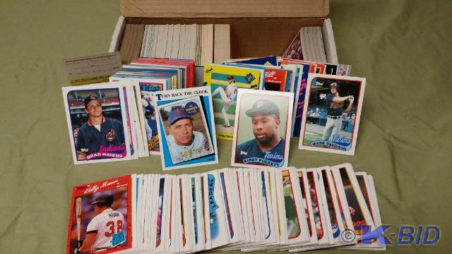 Lot of Baseball cards from the late...