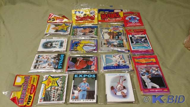 5 un opened packs of cards from the...