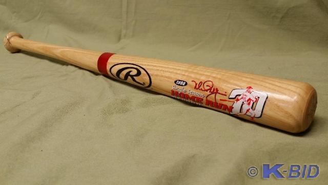 Rawlings Souvenir Mini bat Mark McG...