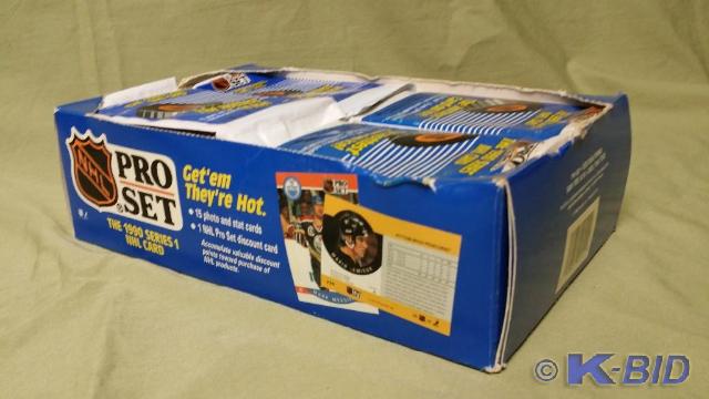 Case of 1990 Pro Set Hockey cards 3...