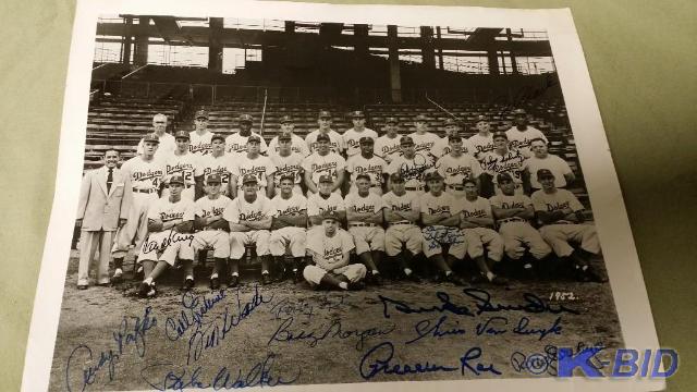 1952 Photograph of Brooklyn Dodgers...