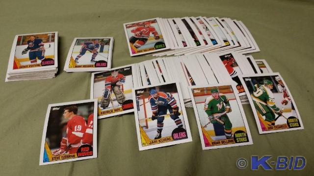 1987-1988 Topps Hockey cards, missi...