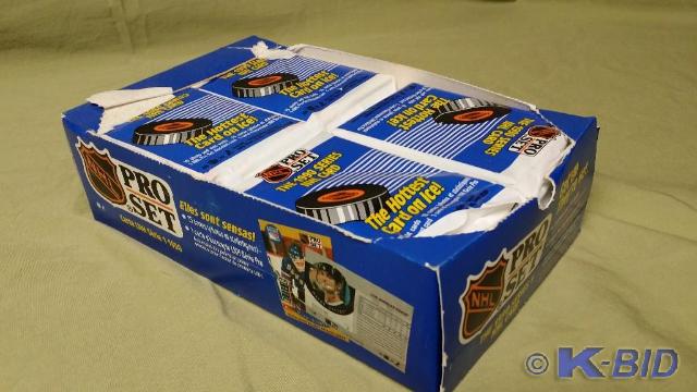Case of Pro set 90 NHL Hockey cards...