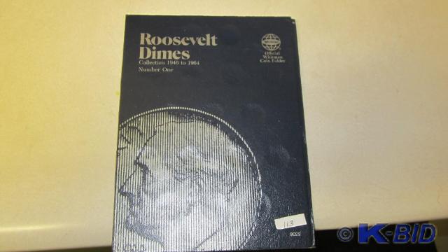 lot 113 image: Roosevelt Dimes 1946-1964 complete ...