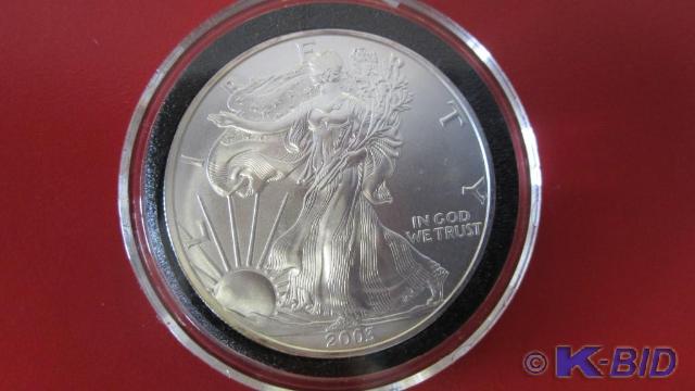 lot 155 image: 2003 1 oz Silver American Eagle