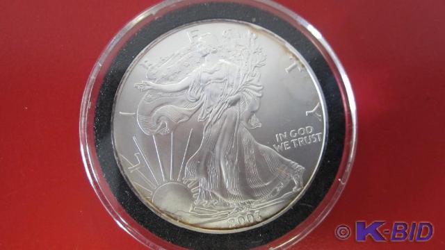 lot 167 image: 2003 1 oz Silver American Eagle
