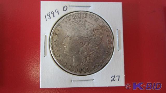 lot 27 image: 1899-O Morgan Silver Dollar