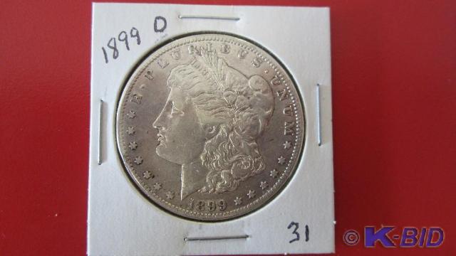 lot 31 image: 1899-O Morgan Silver Dollar