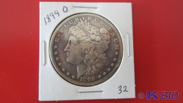 lot 32 image: 1899-O Morgan Silver Dollar