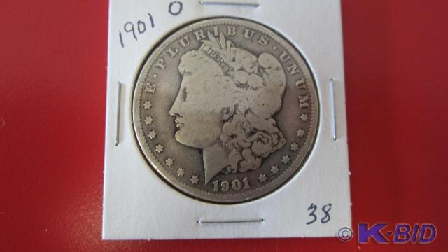 lot 38 image: 1901-O Morgan Silver Dollar