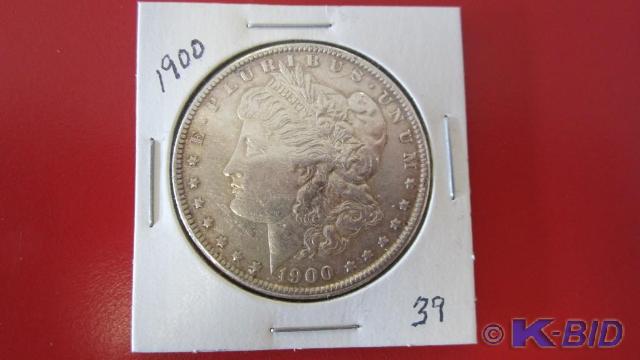 lot 39 image: 1900 Morgan Silver Dollar