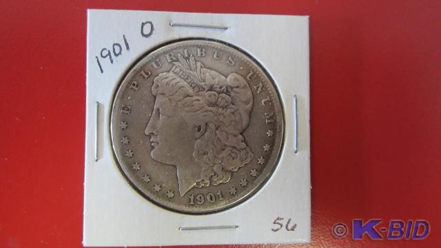 lot 56 image: 1901-O Morgan Silver Dollar