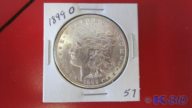 lot 57 image: 1899-O Morgan Silver Dollar