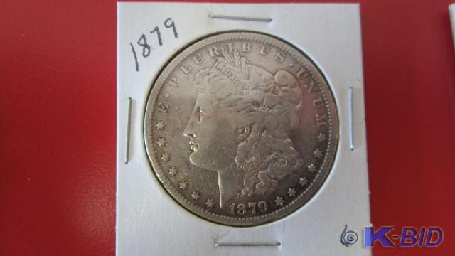 lot 6 image: 1879 Morgan Silver Dollar