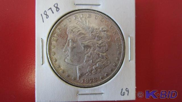 lot 69 image: 1878 Morgan Silver Dollar