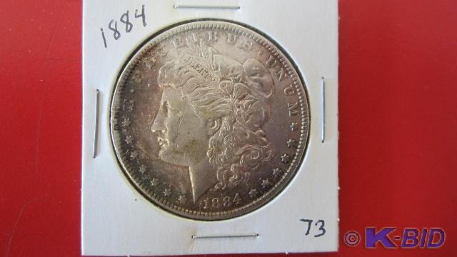 lot 73 image: 1884 Morgan Silver Dollar