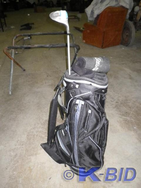 lot 39 image: New golf bag and King Cobra driver