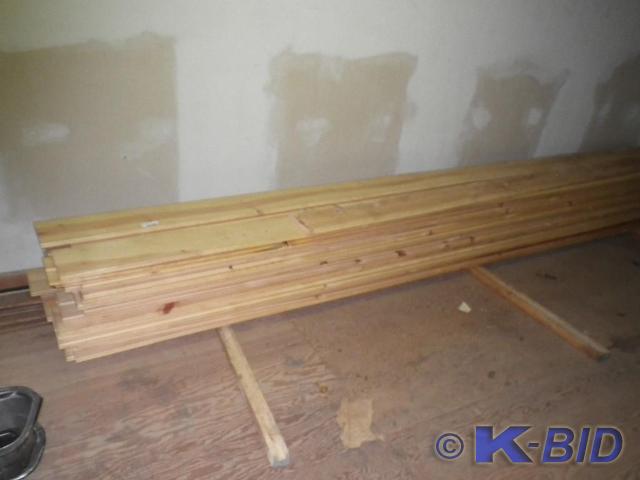 lot 6 image: Pile of Pine carsiding, tongue and ...