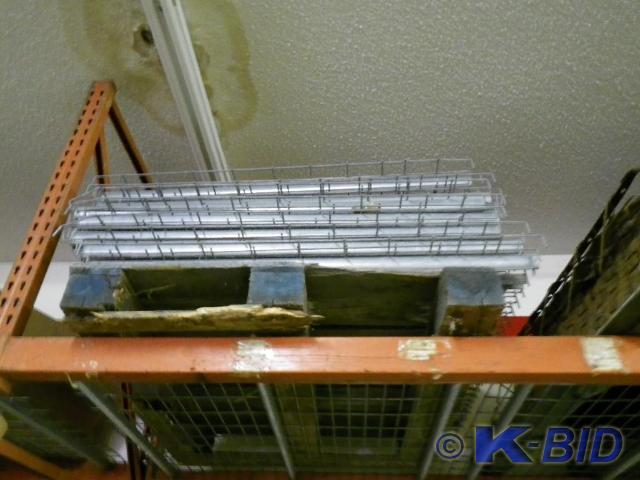 lot 7 image: Pile of pallet racking wire mesh