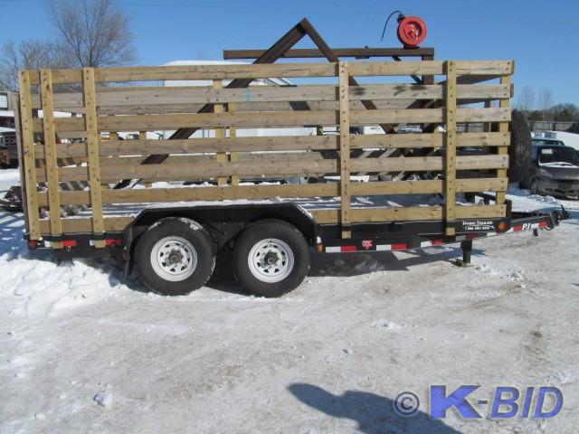 lot 3 image: Year 2013 Make P.J. Trailer Plate...