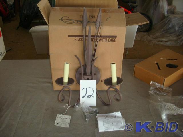 lot 22 image: 1 Kichler decorative light K-6547 O...