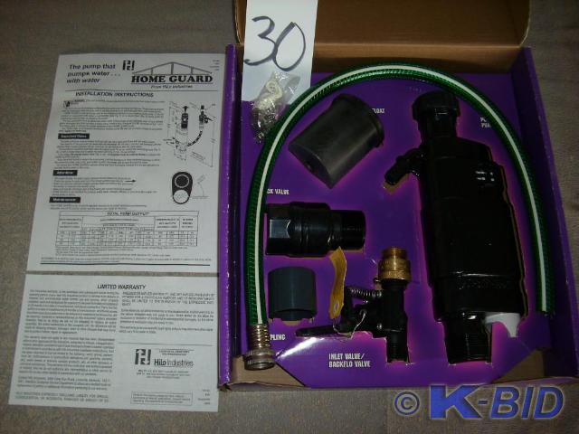 lot 30 image: Home Guard backup sump pump  no el...