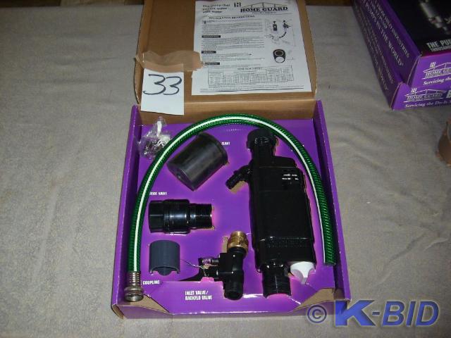 lot 33 image: Home Guard backup sump pump  no el...