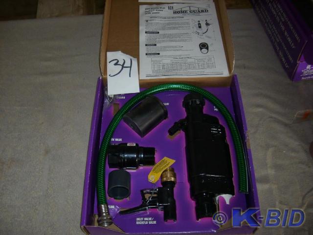 lot 34 image: Home Guard backup sump pump  no el...