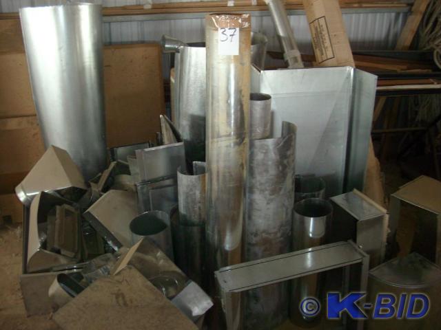 lot 37 image: lot of duct work for forced air