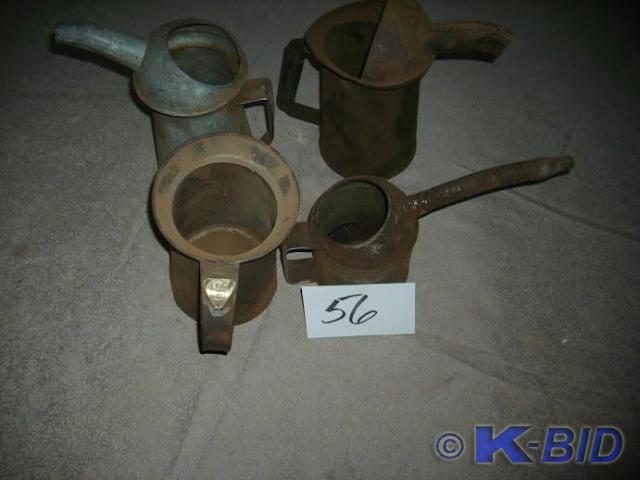 lot 56 image: 4 oil cans
