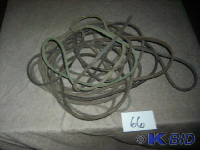 lot 66 image: lot of V-Belts